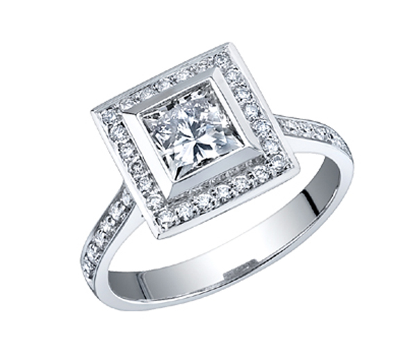BAGUE EN OR 18K BLANC SERTIE DE DIAMANTS - CR DX453W50 - BIJOUX CANADIEN BAGUE EN OR 18K BLANC SERTIE DE DIAMANTS - CR DX453W50 - BIJOUX CANADIEN