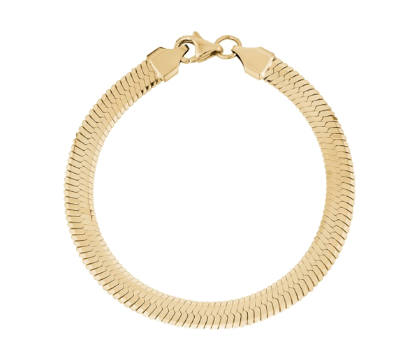 CHAINE CHEVRON EN ACIER/PVD OR - AZ ZWB24 7 - AREZZO CHAINE CHEVRON EN ACIER/PVD OR - AZ ZWB24 7 - AREZZO
