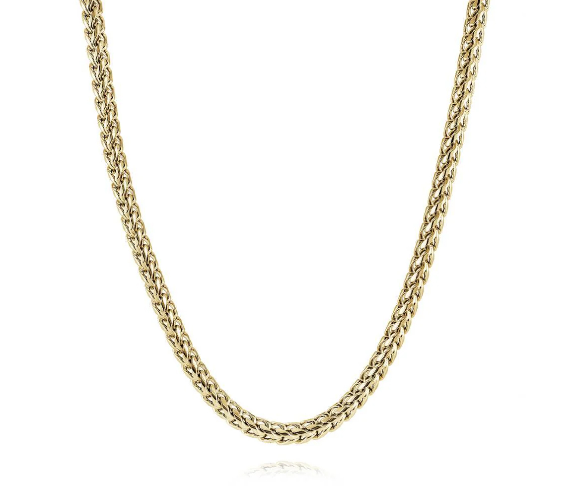 CHAINE EN ACIER/PVD OR À MAILLE FRANCO - IG SYN5/22 - ITALGEM CHAINE EN ACIER/PVD OR À MAILLE FRANCO - IG SYN5/22 - ITALGEM