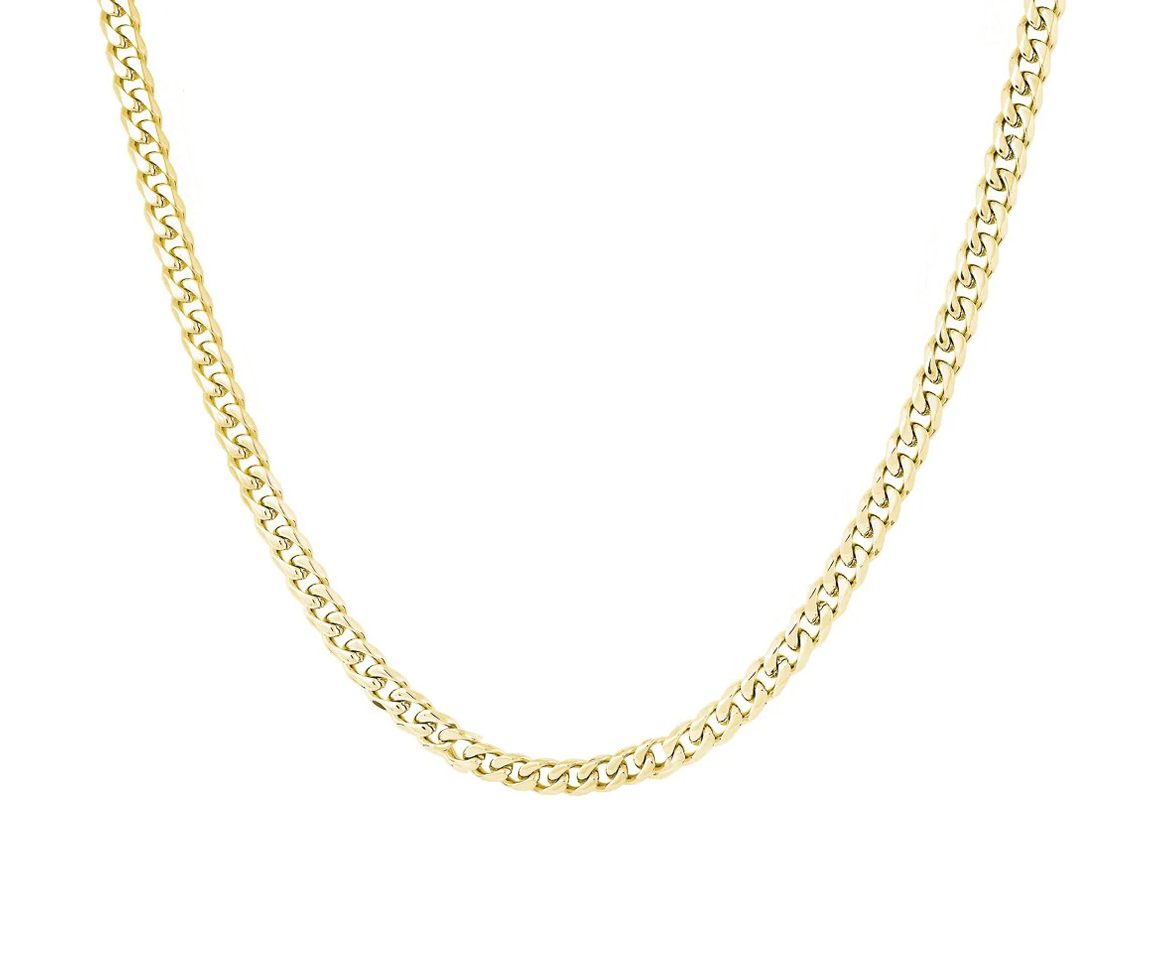 CHAINE EN ACIER/PVD OR À MAILLE GOURMETTE - IG SYN8/24 - ITALGEM CHAINE EN ACIER/PVD OR À MAILLE GOURMETTE - IG SYN8/24 - ITALGEM