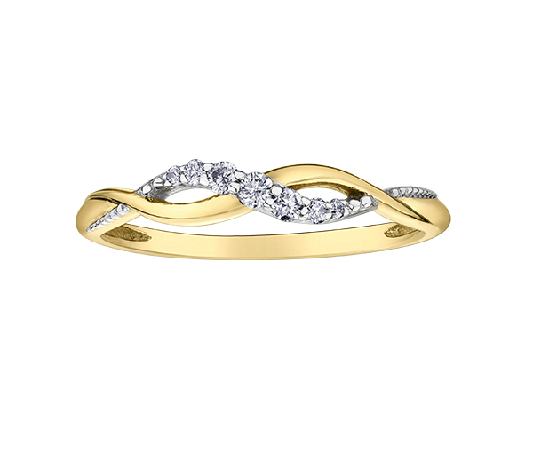 JONC EN OR SERTI DE DIAMANTS - CR DD7880Y - BIJOUX CANADIEN JONC EN OR SERTI DE DIAMANTS - CR DD7880Y - BIJOUX CANADIEN