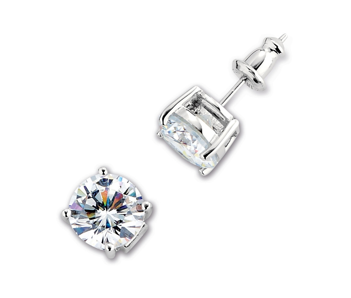 BOUCLES FIXES EN ARGENT RHODIÉ SERTIES DE CUBIQUES ZIRCONIAS - PJ R2LBDQ0000 - ELLE BOUCLES FIXES EN ARGENT RHODIÉ SERTIES DE CUBIQUES ZIRCONIAS - PJ R2LBDQ0000 - ELLE