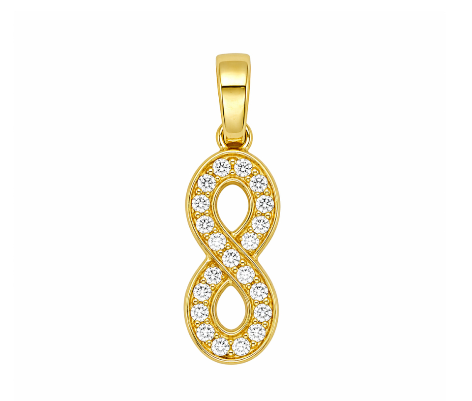 PENDENTIF INFINI EN OR PENDENTIF INFINI EN OR