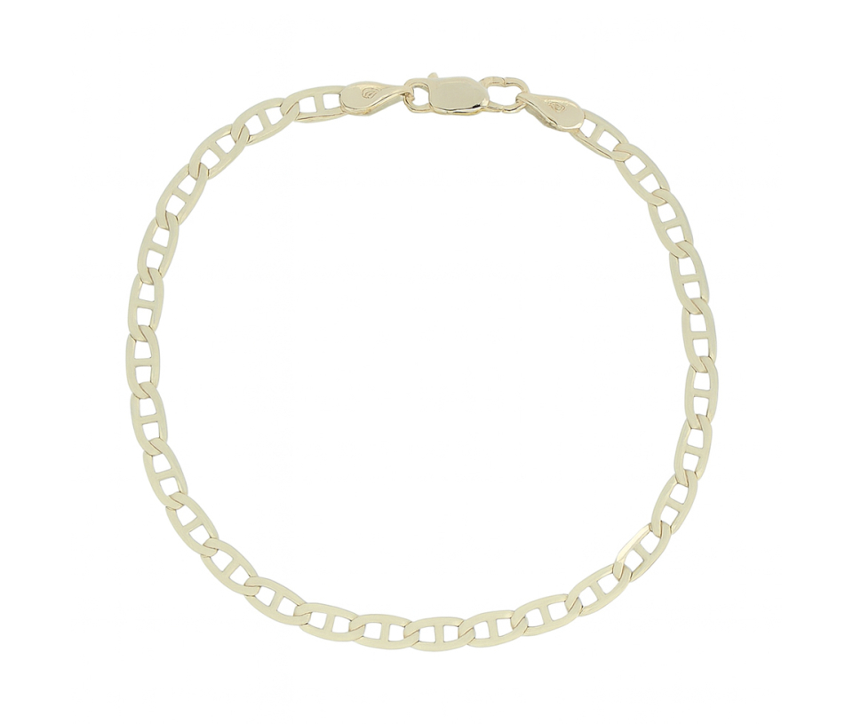 BRACELET EN OR JAUNE À MAILLE MARINE - SJ MAR3.25Y07 - BIJOUTERIE SUISSE INC. BRACELET EN OR JAUNE À MAILLE MARINE - SJ MAR3.25Y07 - BIJOUTERIE SUISSE INC.