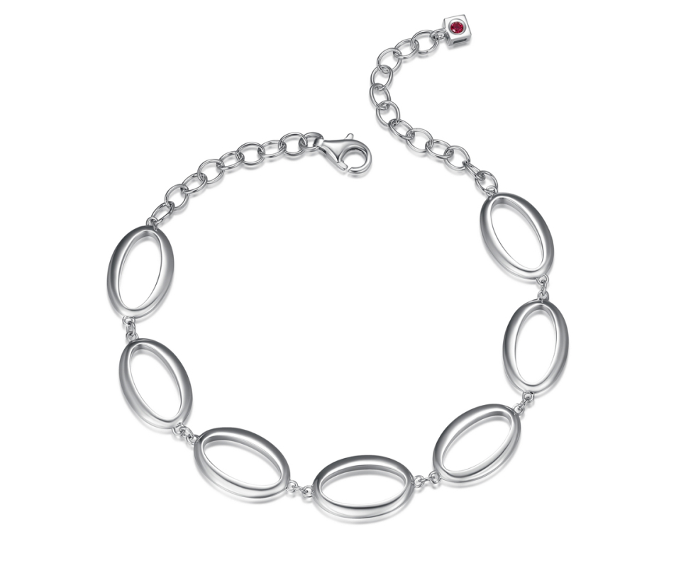 BRACELET ELLE EN ARGENT RHODIÉ - PJ R1LAMDA04Q - ELLE BRACELET ELLE EN ARGENT RHODIÉ - PJ R1LAMDA04Q - ELLE