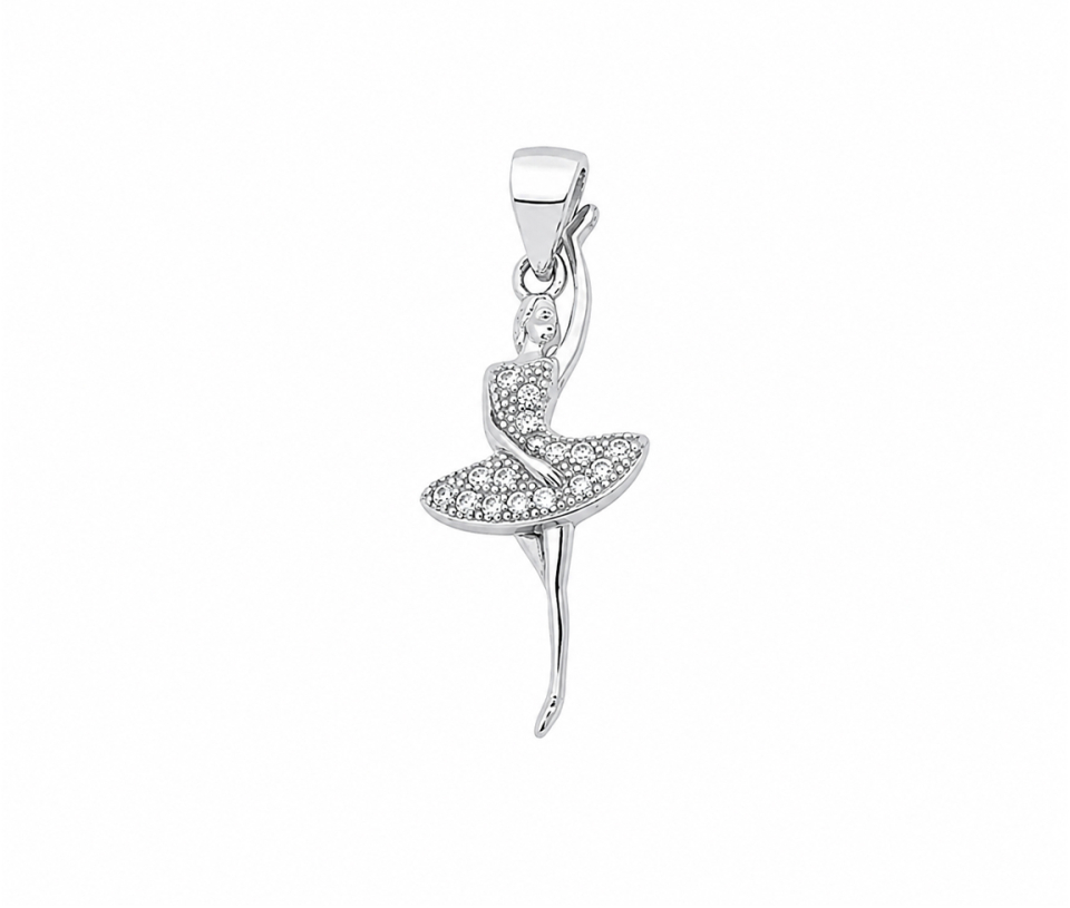 PENDENTIF BALLERINE AVEC CZ PENDENTIF BALLERINE AVEC CZ