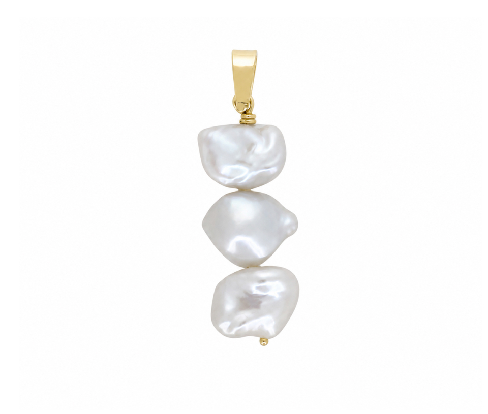 PENDENTIF PERLE D'EAU DOUCE BAROQUE PENDENTIF PERLE D'EAU DOUCE BAROQUE