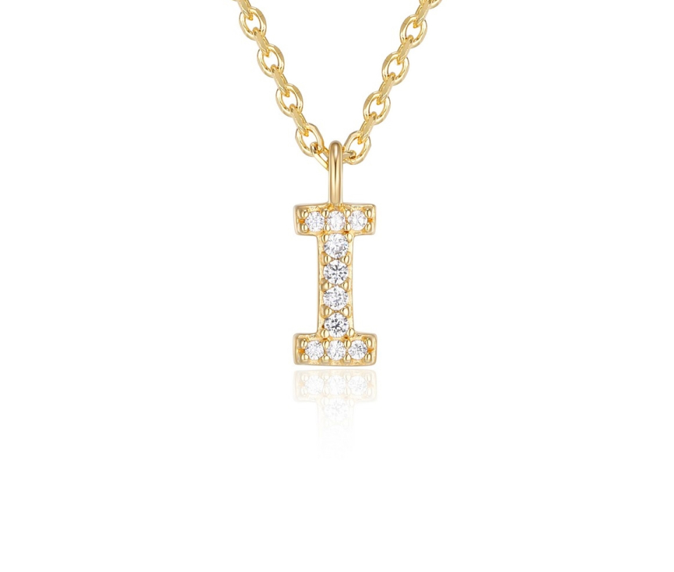 PENDENTIF LETTRE I EN ARGENT/PVD OR SERTI DE CUBIQUES ZIRCONIAS - PJ 30A95K0018 - REIGN PENDENTIF LETTRE I EN ARGENT/PVD OR SERTI DE CUBIQUES ZIRCONIAS - PJ 30A95K0018 - REIGN