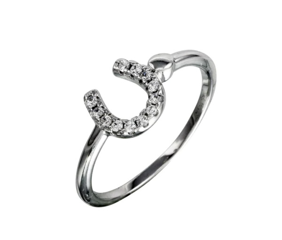 BAGUE FER À CHEVAL EN ARGENT RHODIÉ SERTIE DE CUBIQUES ZIRCONIAS - SP BGR01130/7 - BIJOUX D'IMPORTATION BAGUE FER À CHEVAL EN ARGENT RHODIÉ SERTIE DE CUBIQUES ZIRCONIAS - SP BGR01130/7 - BIJOUX D'IMPORTATION