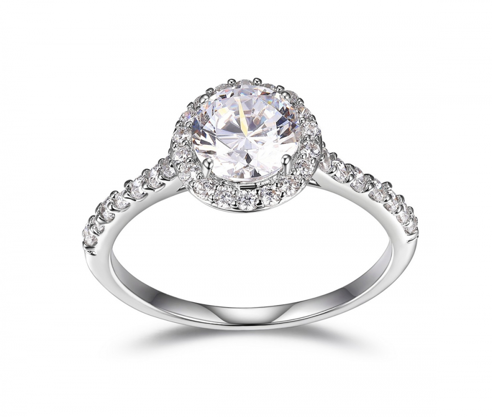 BAGUE EN ARGENT RHODIÉ SERTIE DE CUBIQUES ZIRCONIAS - PJ R4X30297A8 - REIGN BAGUE EN ARGENT RHODIÉ SERTIE DE CUBIQUES ZIRCONIAS - PJ R4X30297A8 - REIGN