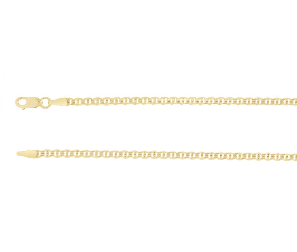 BRACELET EN OR JAUNE À MAILLE MARINE - SY 2608B - BIJOUX D'IMPORTATION BRACELET EN OR JAUNE À MAILLE MARINE - SY 2608B - BIJOUX D'IMPORTATION