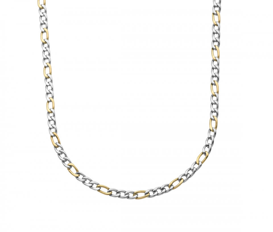 CHAINE ACIER/PVD OR FIGARO 6.35MM 20 - AZ SSN70TT 20 - AREZZO CHAINE ACIER/PVD OR FIGARO 6.35MM 20 - AZ SSN70TT 20 - AREZZO