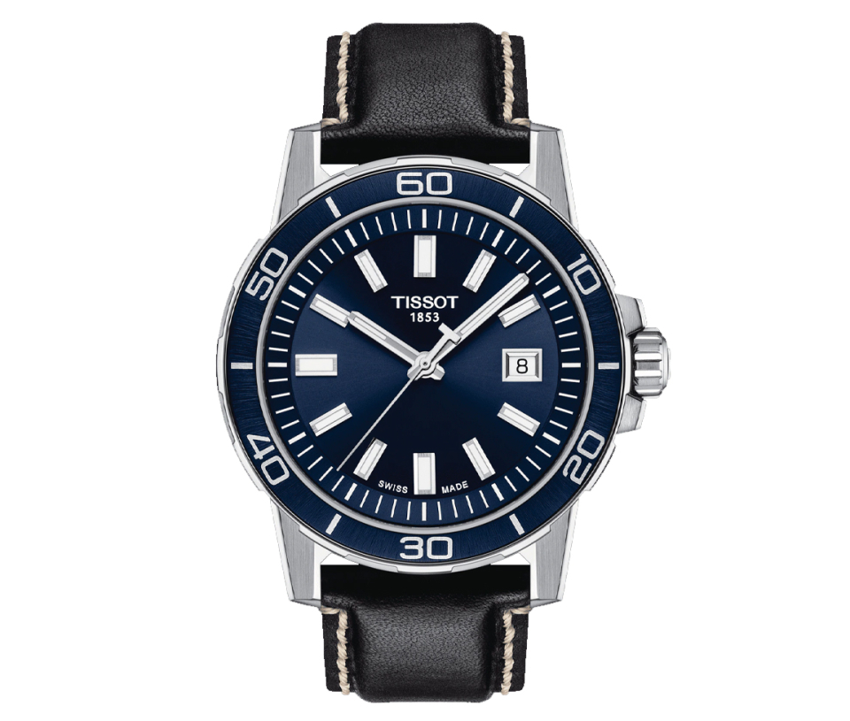 MONTRE TISSOT SUPERSPORT AVEC BRACELET DE CUIR - T1256101604100 - TISSOT MONTRE TISSOT SUPERSPORT AVEC BRACELET DE CUIR - T1256101604100 - TISSOT