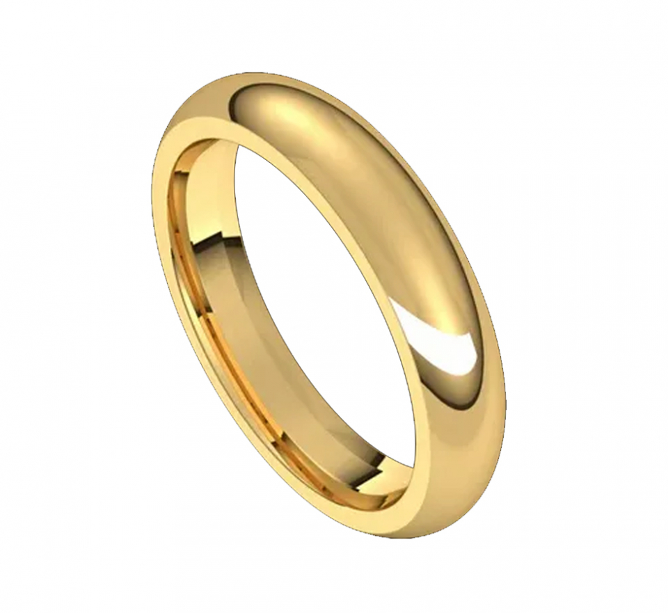 JONC ROND UNI EN OR 10K - S J4MMY09 - BIJOUX D'IMPORTATION JONC ROND UNI EN OR 10K - S J4MMY09 - BIJOUX D'IMPORTATION