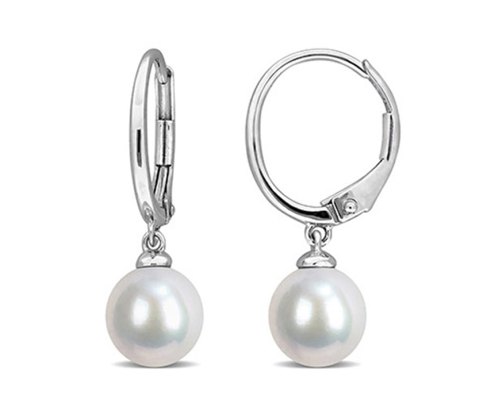 BOUCLES EN OR BLANC SERTIES DE PERLES DE CULTURE AVEC ATTACHES FRANÇAISES - DM FC2J9JJJ1E - PERLE D'IMPORTATION BOUCLES EN OR BLANC SERTIES DE PERLES DE CULTURE AVEC ATTACHES FRANÇAISES - DM FC2J9JJJ1E - PERLE D'IMPORTATION