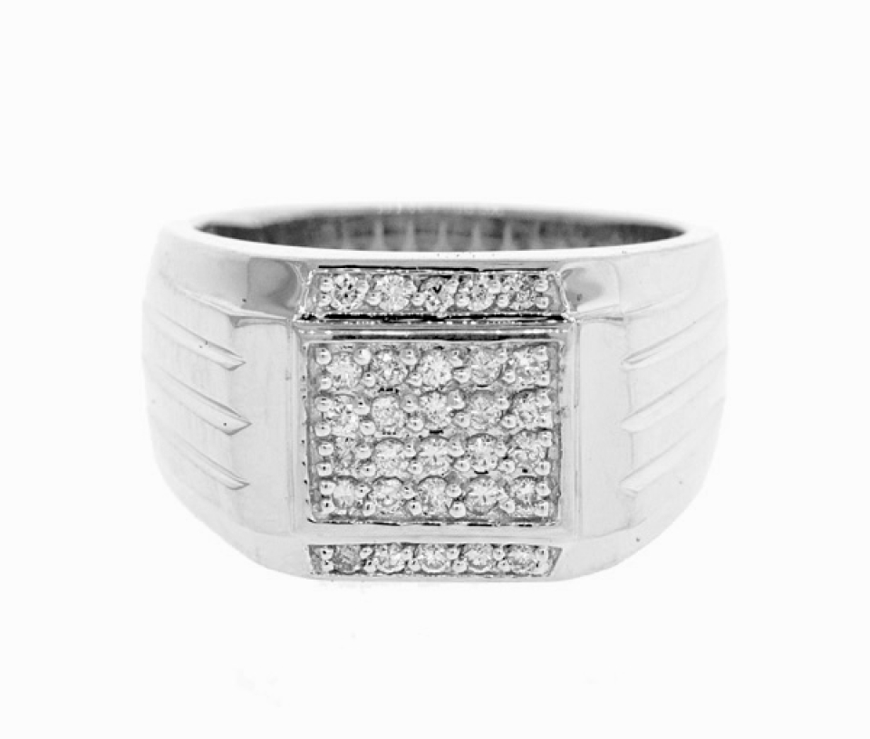 BAGUE EN OR 10K 2 TONS SERTIE DE DIAMANTS - MK 336MW43 - FAIT AU CANADA BAGUE EN OR 10K 2 TONS SERTIE DE DIAMANTS - MK 336MW43 - FAIT AU CANADA