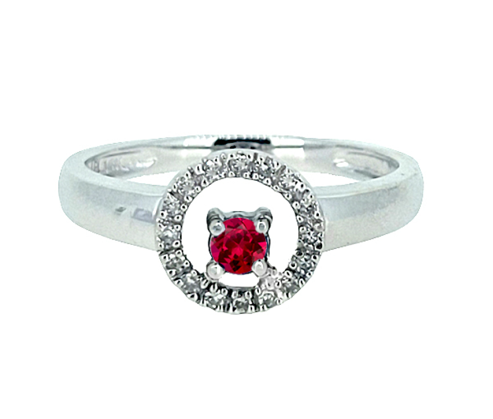 BAGUE CERCLE DE VIE SERTIE D'UNE PIERRE DE NAISSANCE ET DE DIAMANTS - SJ LBD21RU - BIJOUTERIE SUISSE BAGUE CERCLE DE VIE SERTIE D'UNE PIERRE DE NAISSANCE ET DE DIAMANTS - SJ LBD21RU - BIJOUTERIE SUISSE