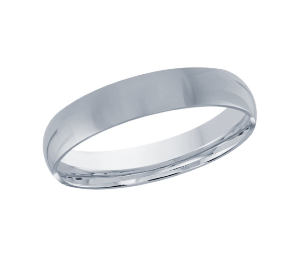 JONC DÔME UNI EN OR CONFORT FIT 4MM DE LARGEUR ET 1.8MM D'ÉPAISSEUR - ML J206/4W10 - MALO  JONC DÔME UNI EN OR CONFORT FIT 4MM DE LARGEUR ET 1.8MM D'ÉPAISSEUR - ML J206/4W10 - MALO