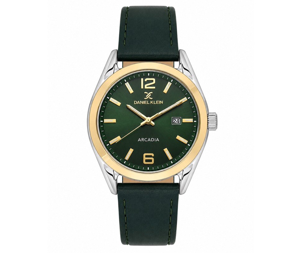 MONTRE DANIEL KLEIN AU QUARTZ AVEC BRACELET DE CUIR MONTRE DANIEL KLEIN AU QUARTZ AVEC BRACELET DE CUIR