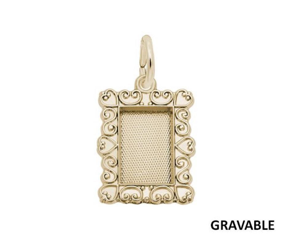 PENDENTIF 10K MINI CADRE - NU 0240 - NUCO/REMBRANDT PENDENTIF 10K MINI CADRE - NU 0240 - NUCO/REMBRANDT