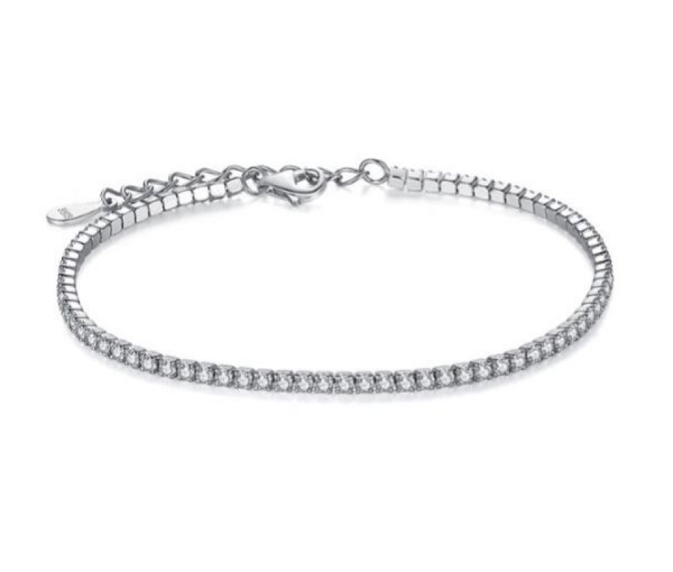 BRACELET TENNIS EN ARGENT SERTI DE CUBIQUES ZIRCONIAS - SJ TENCZ2/6.25 - BIJOUTERIE SUISSE INC. BRACELET TENNIS EN ARGENT SERTI DE CUBIQUES ZIRCONIAS - SJ TENCZ2/6.25 - BIJOUTERIE SUISSE INC.