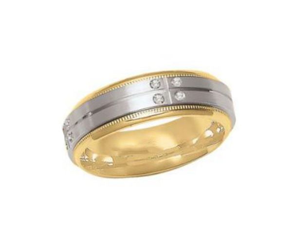 JONC HOMME 14K 2T 7MM 16X0,01 D. SI2 - ML JMD 479 7G - MALO 