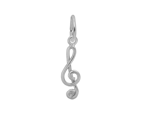 PENDENTIF ARGENT CLEF SOL - NU 0291 ARG - NUCO/REMBRANDT 