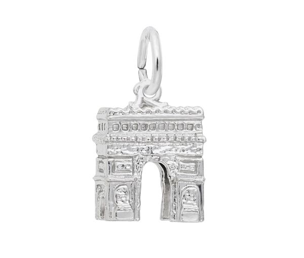 PENDENTIF ARGENT L'ARC DE TRIOMPHE - NU 0631 ARG - NUCO/REMBRANDT 