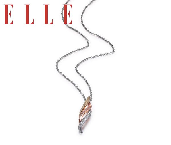PENDENTIF ARGENT 3T OCÉAN CZ 18'' - PJ R0LB700044 - ELLE