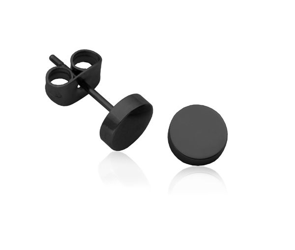 BOUCLES FIXES ACIER/PVD NOIR 5MM - PJ T2XC080400 - STEELX
