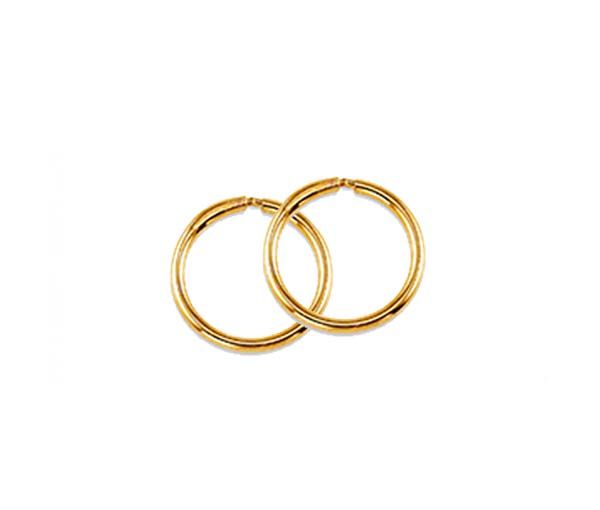 BOUCLES DORMEUSES 10K - SY 1172 - BIJOUX D'IMPORTATION