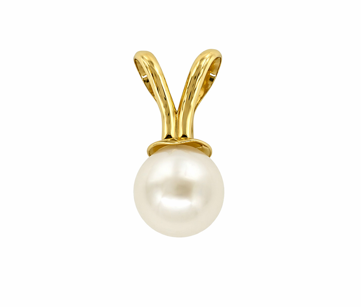 PENDENTIF PERLE DE CULTURE - AR P19 - PERLE D'IMPORTATION