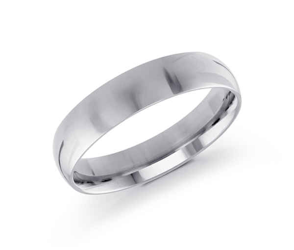 JONC DÔME UNI EN OR CONFORT FIT 5MM DE LARGEUR 2MM D'ÉPAISSEUR - ML J200/5W10 - MALO 