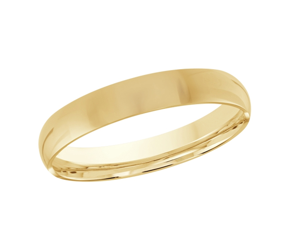 JONC DÔME UNI EN OR CONFORT FIT 3MM DE LARGEUR 1.8MM D'ÉPAISSEUR - ML J206/3Y6 - MALO 