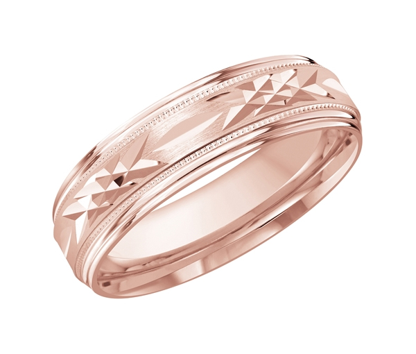 JONC EN OR AVEC TAILLE DIAMANT AU CENTRE - ML FT007/6P1 - MALO 