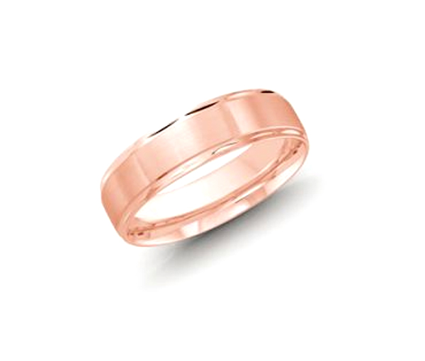 JONC EN OR AVEC TAILLE DIAMANT SUR LES CÔTÉS - ML LCF674P - MALO 
