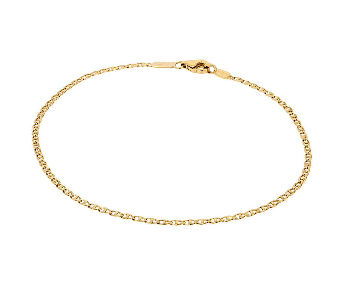 BRACELET À MAILLE MARINE - MB MAR165Y07 - BIJOUX D'IMPORTATION