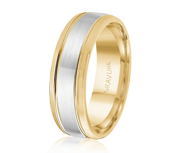 JONC EN OR CONFORT FIT FINI BROSSÉ - ML GH1581/7YW - MALO 