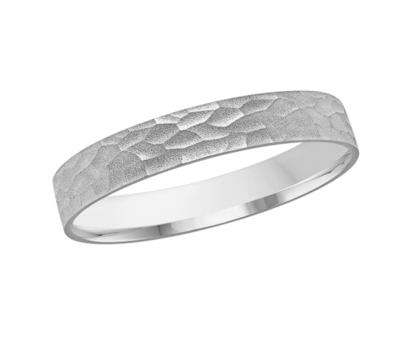 JONC PLAT EN OR AVEC FINIS VARIÉS - ML J104/210W02 - MALO 