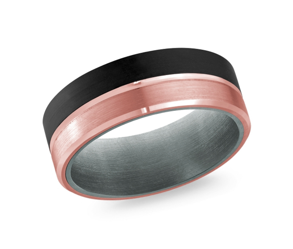 JONC EN TANTAL/PVD NOIR ET OR JAUNE - ML MRDTS038P - MALO 