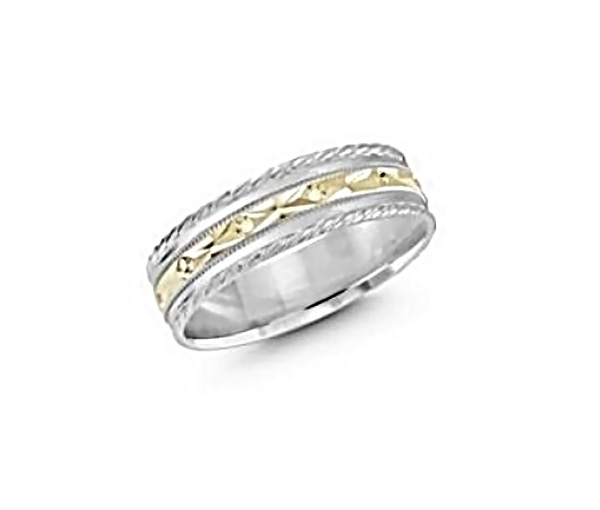 JONC EN OR CONFORT FIT TAILLÉ DIAMANT AU CENTRE - ML JM359/6WY - MALO 