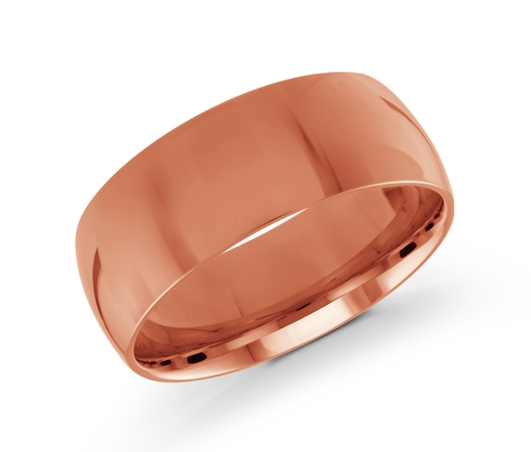 JONC DÔME UNI EN OR CONFORT FIT 7MM DE LARGEUR 2MM D'ÉPAISSEUR - ML J200/8P7 - MALO 