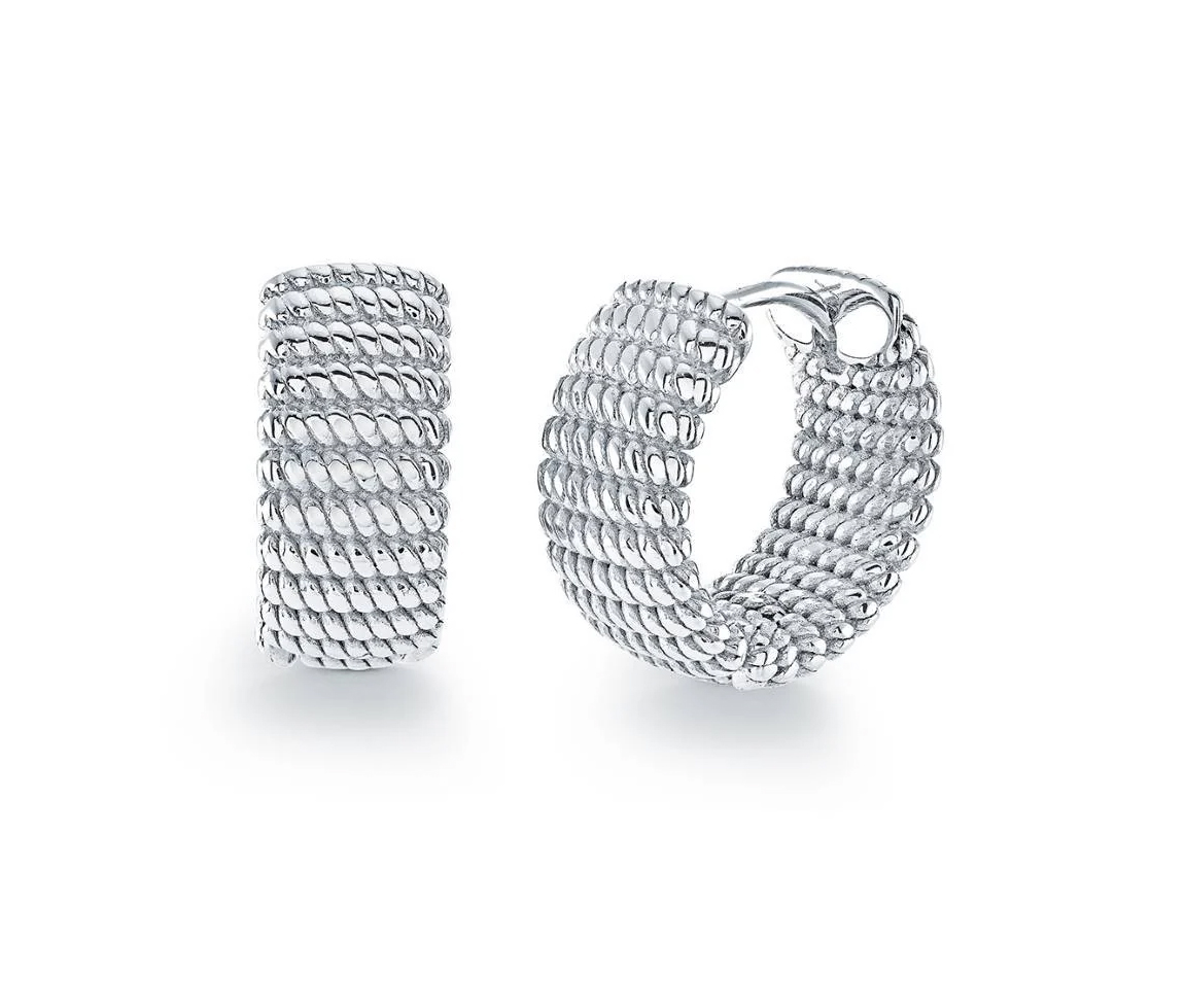 BOUCLES HUGGIES STYLE CORDELETTE - IG SEA570 - VÉLORIA