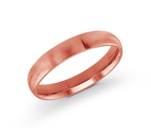 JONC DÔME UNI EN OR CONFORT FIT 4MM DE LARGEUR - ML J100/4P10 - MALO 