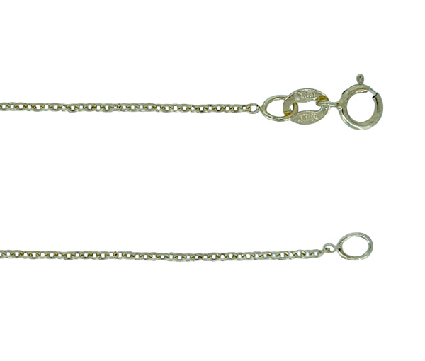 CHAINE EN OR À MAILLE ROLO TAILLÉE DIAMANT - MB ROLO010Y18 - BIJOUX D'IMPORTATION