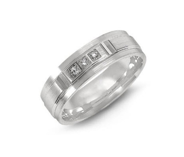JONC EN OR SERTI DE DIAMANTS - ML JMD822/7W - MALO 