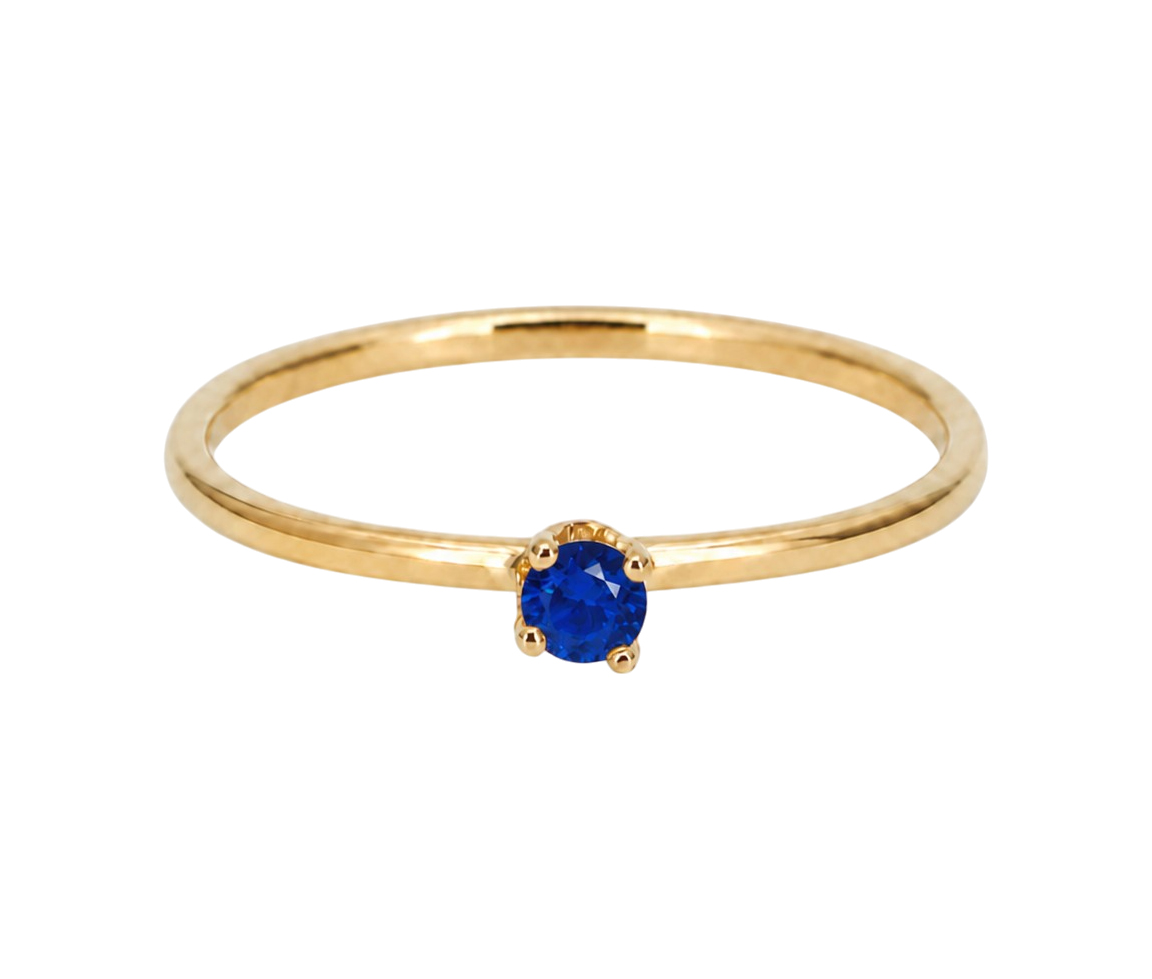 BAGUE AVEC PIERRE DE NAISSANCE VARIÉE - SJ BE01Y/09 - BIJOUTERIE SUISSE INC.