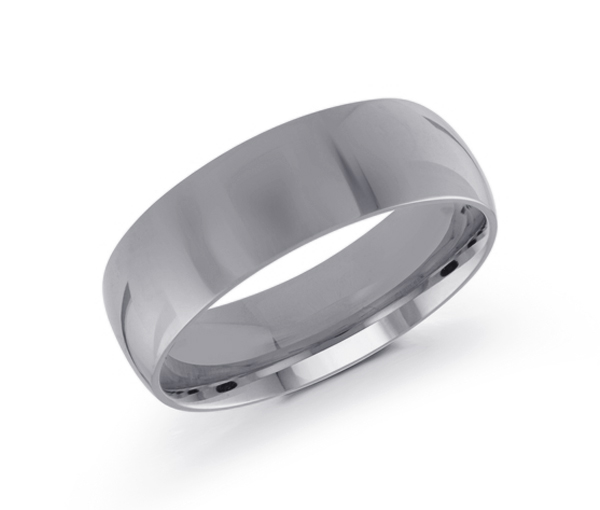 JONC DÔME UNI EN OR CONFORT FIT 7MM DE LARGEUR ET 1.8MM D'ÉPAISSEUR - ML J206/7W7 - MALO 