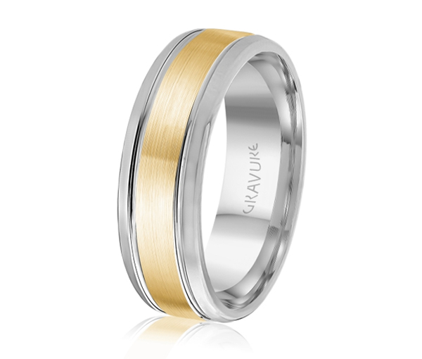 JONC EN OR CONFORT FIT FINI BROSSÉ - ML GH1581/7WY - MALO 