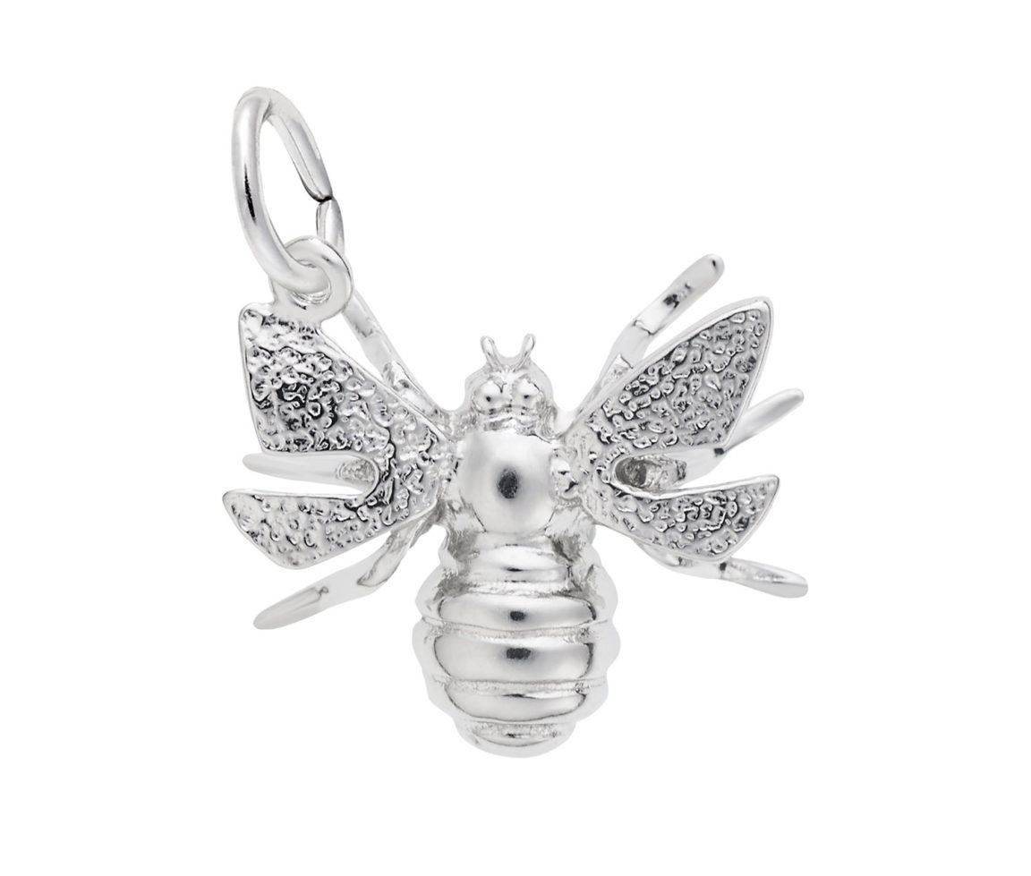 PENDENTIF ABEILLE 3D EN OR OU EN ARGENT - NU 1499/14W - NUCO/REMBRANDT 